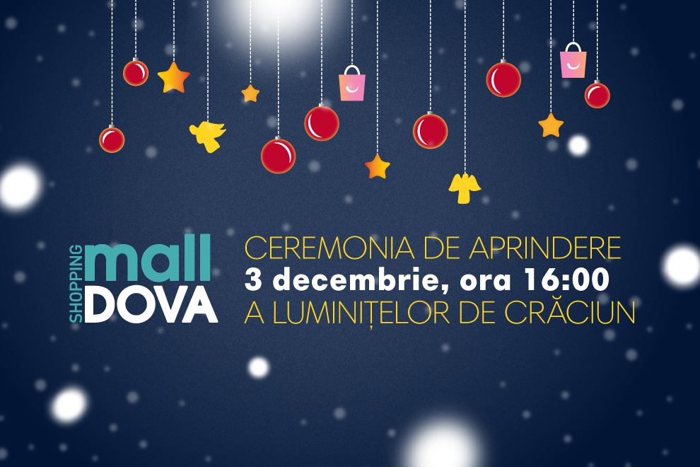 В Shopping MallDova начинается феерия зимних праздников ®