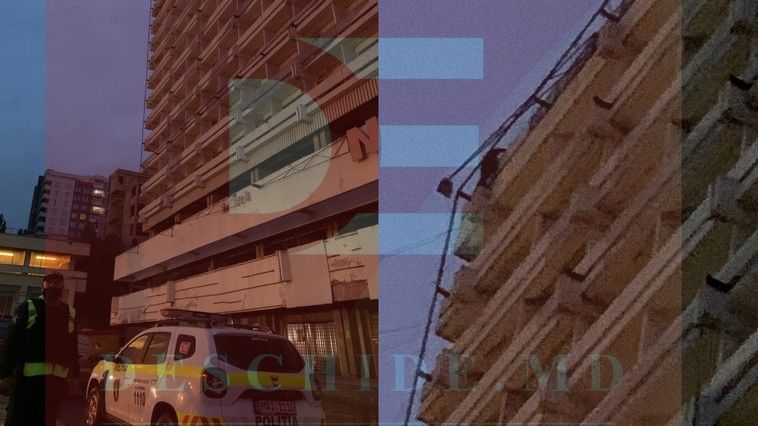 В Кишиневе мужчина хотел спрыгнуть с крыши гостиницы «Националь»