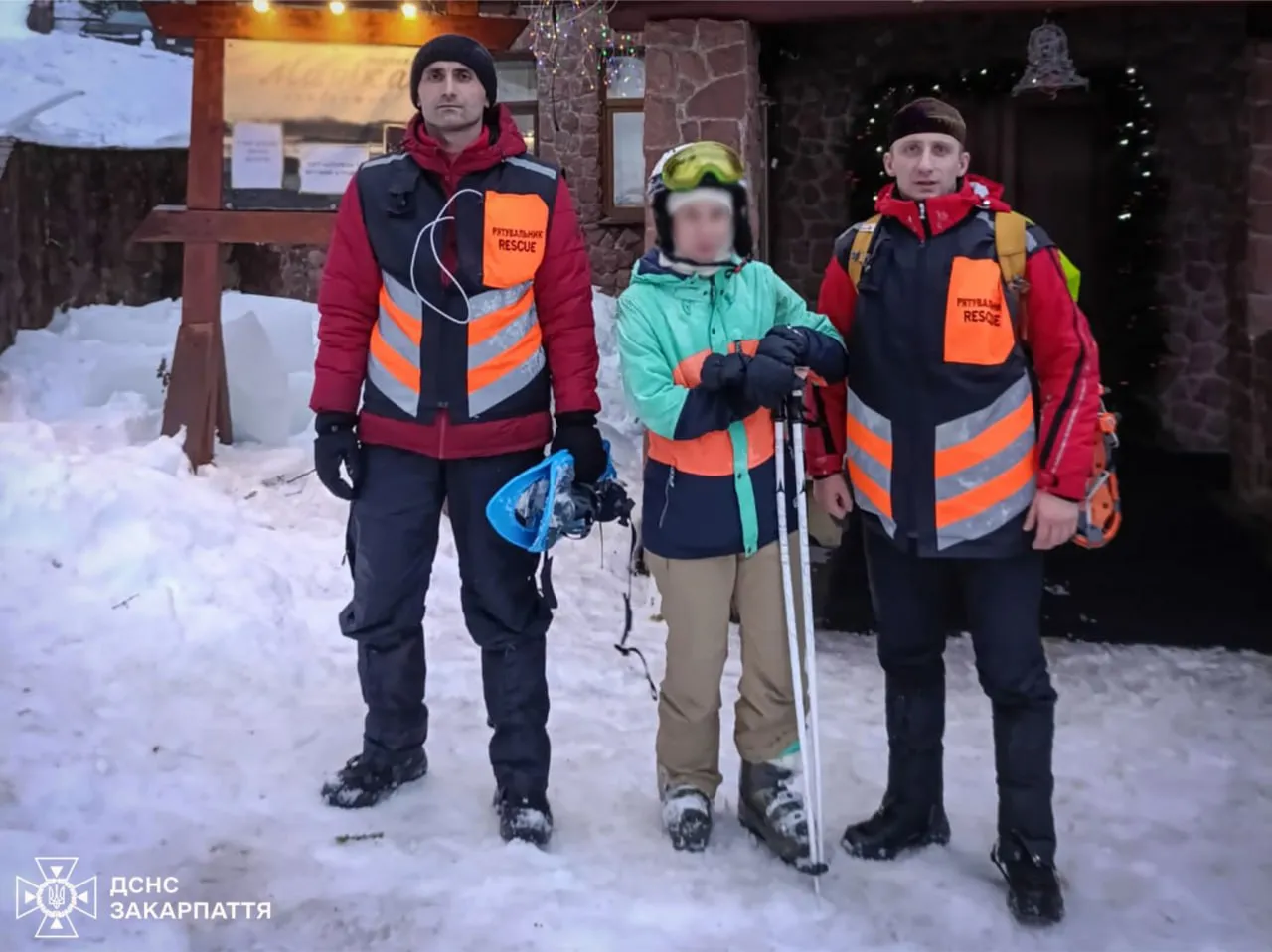 В украинских горах спасли сноубордиста из Молдовы