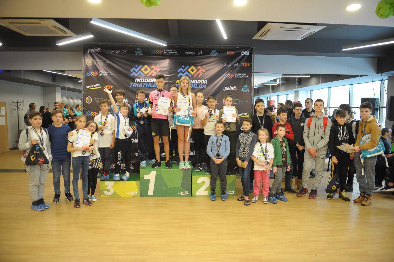 Стали известны победители Kids Indoor Triathlon