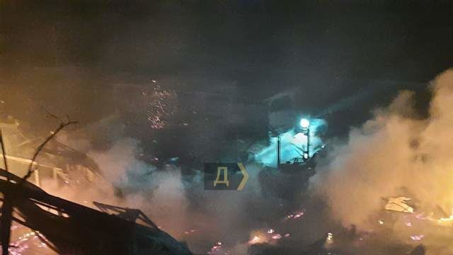 В курортной зоне Одессы сгорел популярный ночной клуб