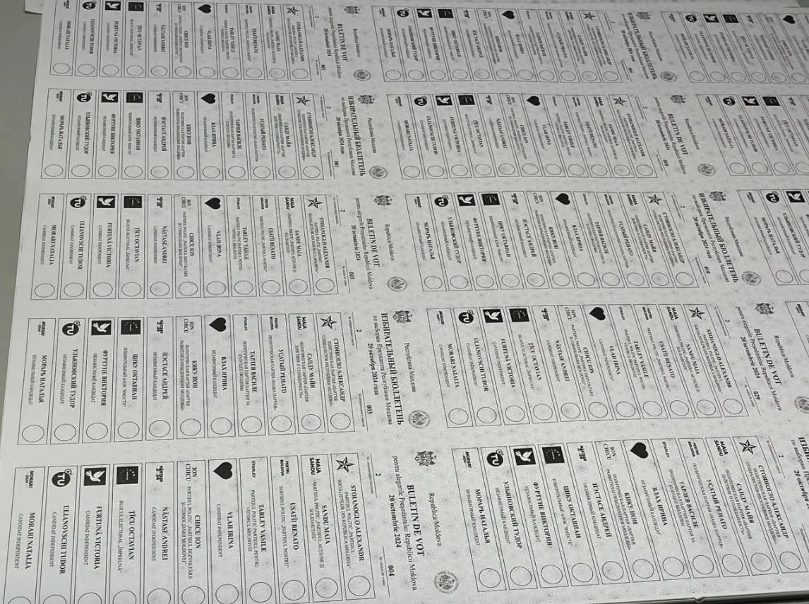 Tipărirea buletinelor de vot pentru referendum și alegerile prezidențiale începe pe 9 octombrie