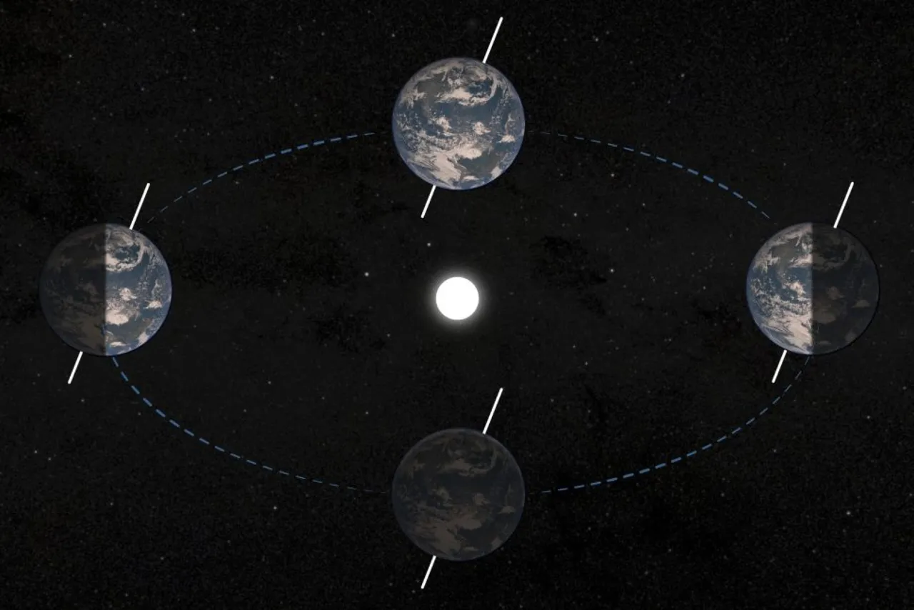 Ученые показали, как меняется наклон оси Земли в течение года