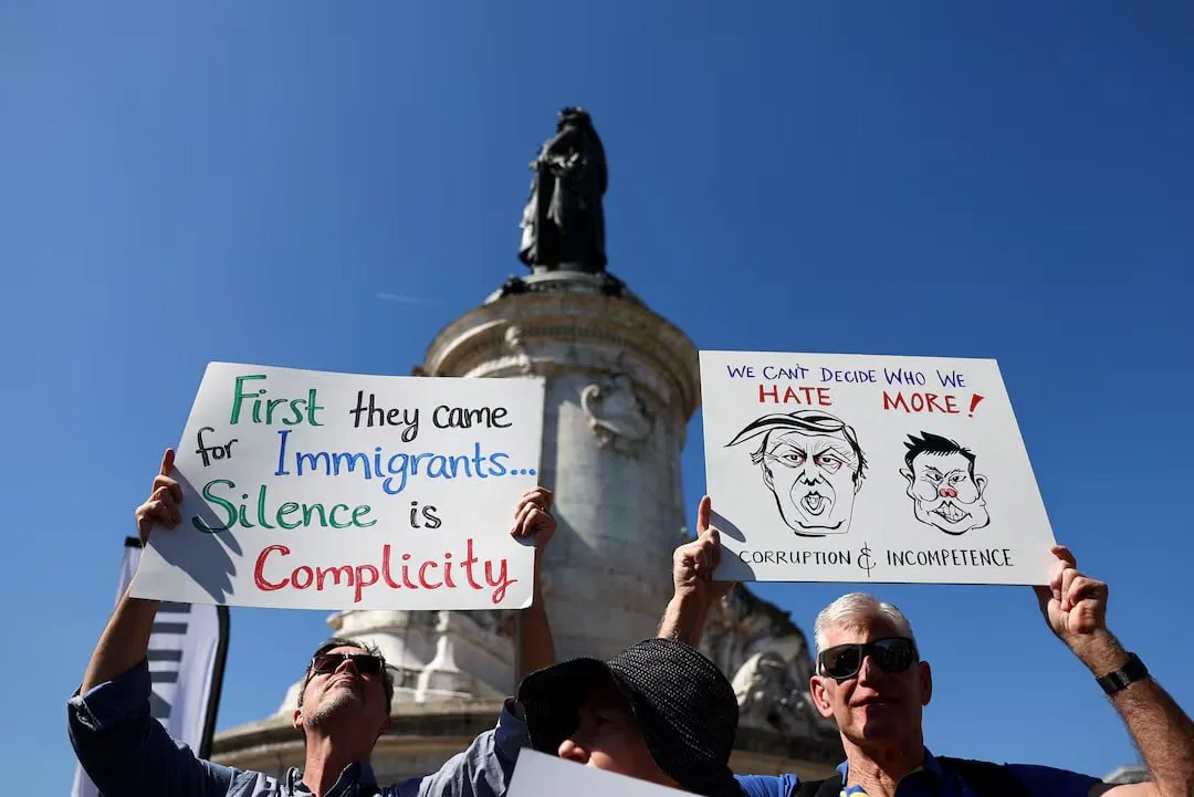 Guardian: В Париже, Лондоне и Берлине прошли акции протеста против Трампа