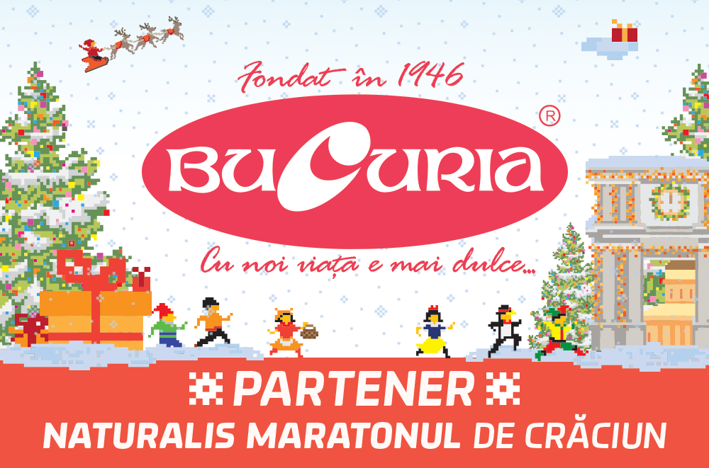 Bucuria – partener Naturalis Maratonul de Crăciun 2017