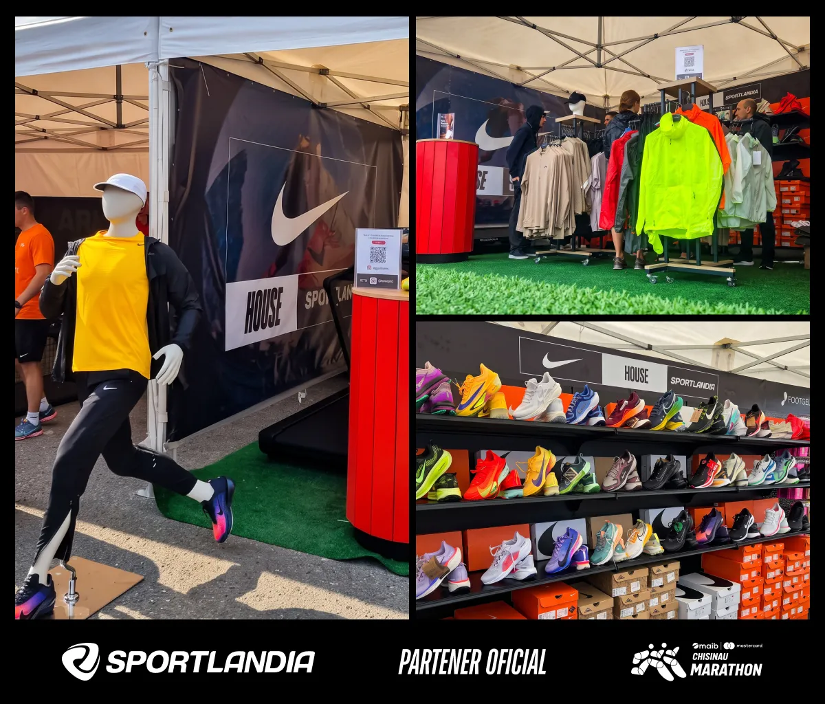 Sportlandia на Chișinău Marathon 2026: экипировка, драйв и бег под дождём