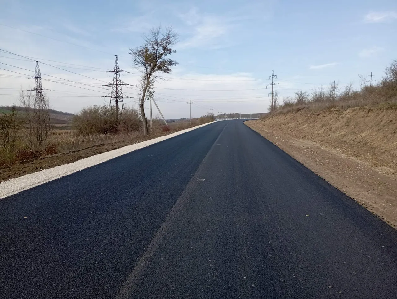 Ремонт дороги G108 M5 – Флорешты – Новые Анены выполнен на 80%
