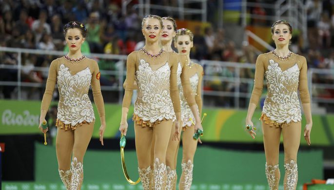 Сборная России по художественной гимнастике завоевала золото Олимпийских игр