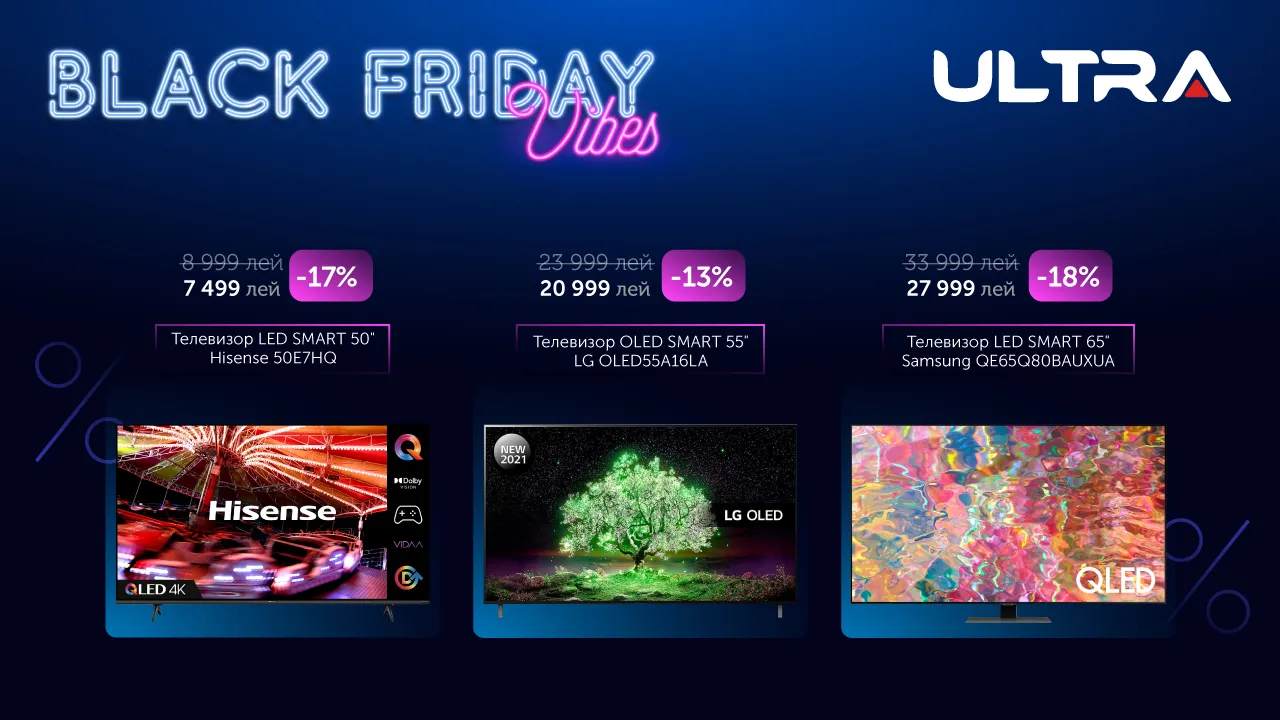 Ultra: Black Friday vibe и 1 Год с момента открытия