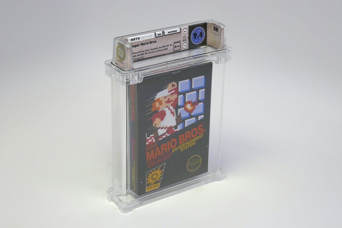 Картридж с игрой Super Mario продали на аукционе за 114 тысяч долларов