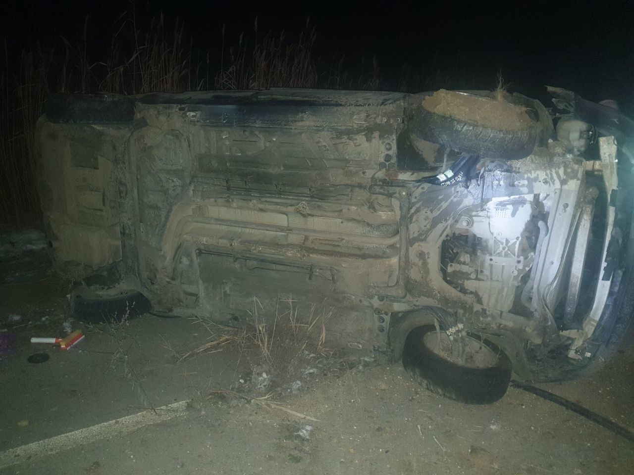 В Сынжерее перевернулся автомобиль: пострадали 2 человека