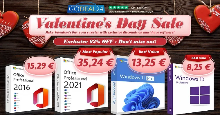 Как сэкономить до 90% на Microsoft Office и Windows 11 с GoDeal24