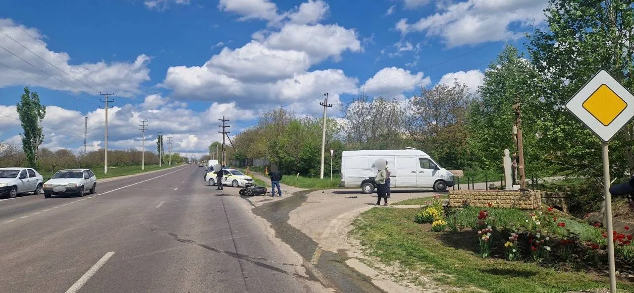 В Молдове произошло второе за день ДТП с участием мотоцикла
