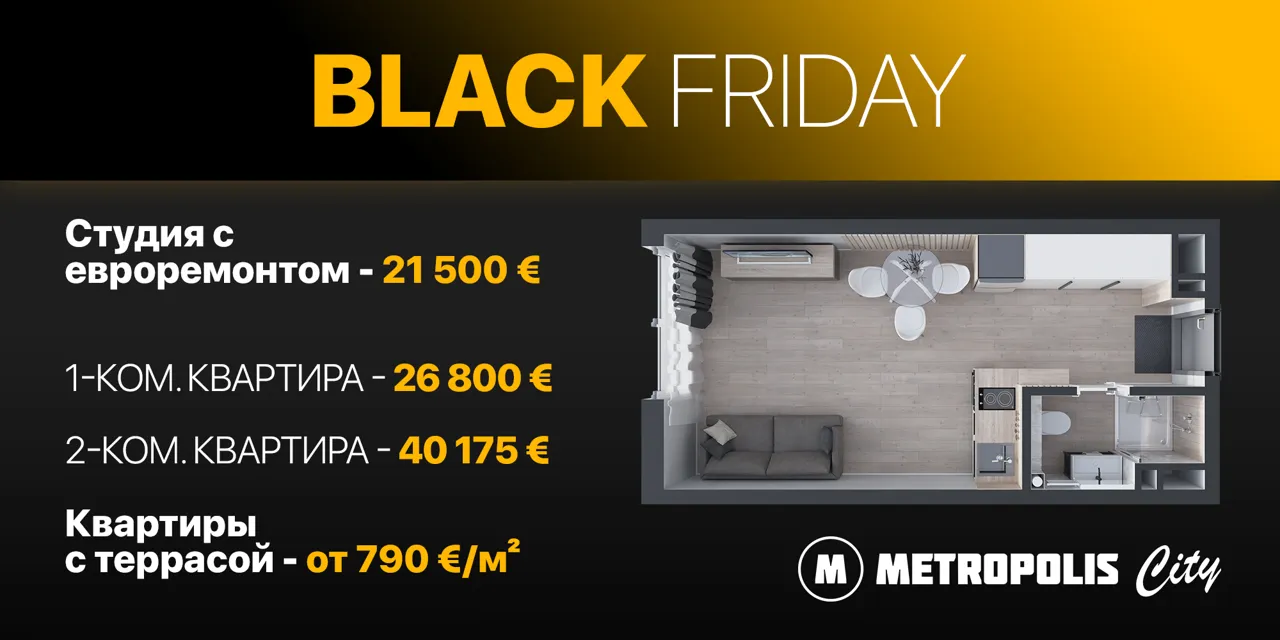 Metropolis City: Лучшие квартиры и цены. Black Friday - продолжение