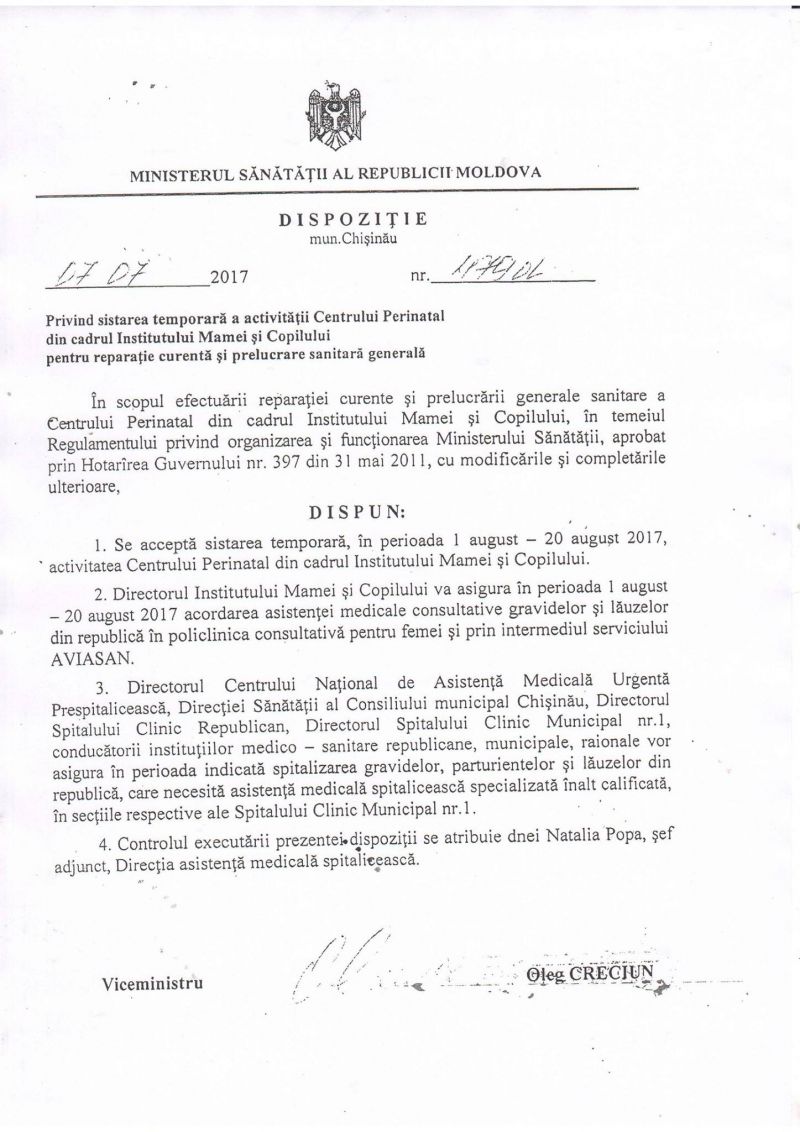 În atenția gravidelor: O maternitate din Capitală se închide temporar