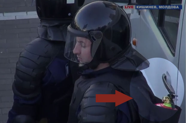 В Кишиневе митинг протеста закончился столкновениями с полицией