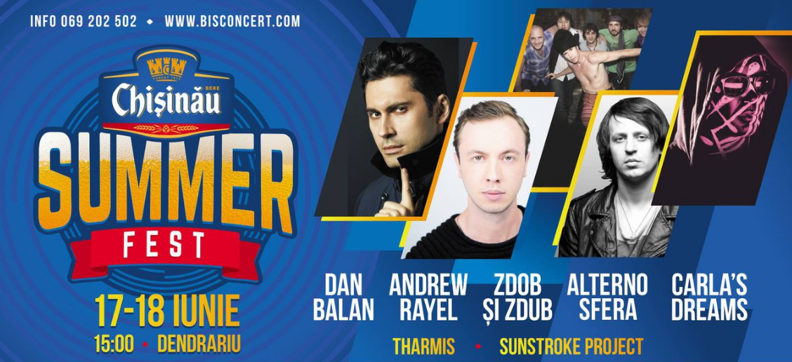 Chisinau Summer Fest – будет жарко!