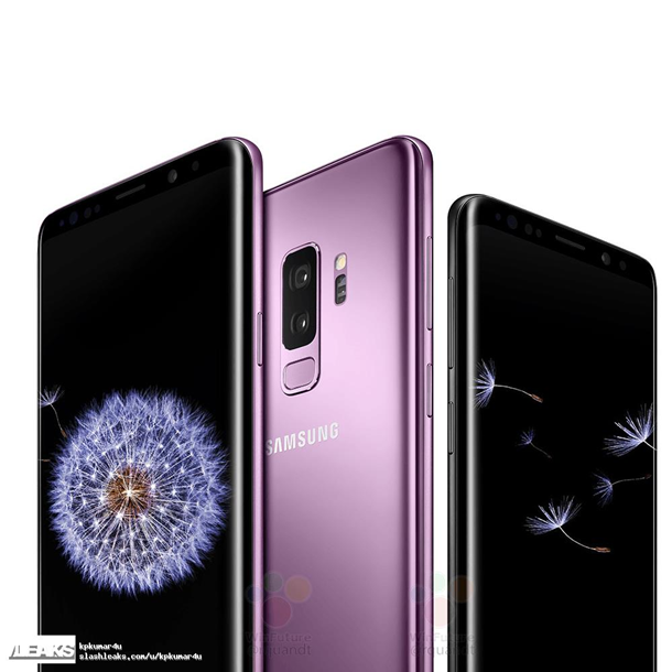 Samsung Galaxy S9: появились официальные рендеры