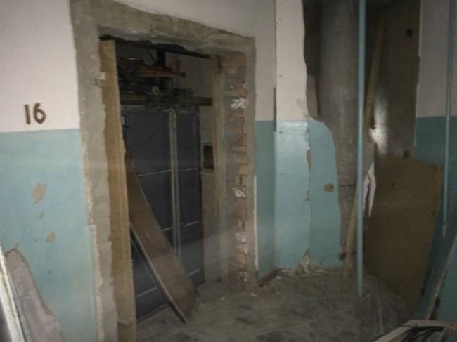 Квартиры дома на Рышкановке, пострадавшие от взрыва, сильно разрушены