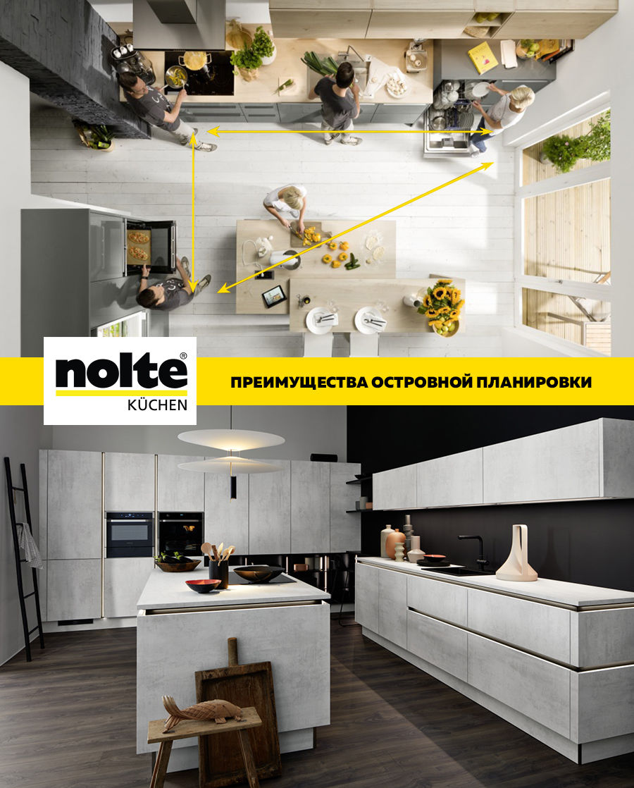 Premium Store: Nolte - Островные кухни в немецком стиле