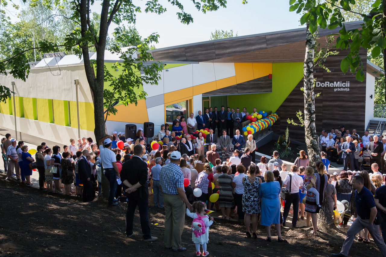 A fost inaugurată prima grădiniță de tip energo-eficient din Moldova