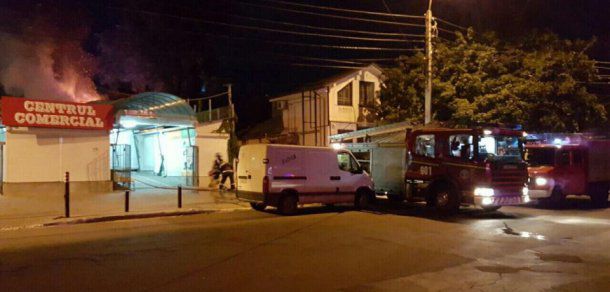 Возле центрального рынка произошел пожар