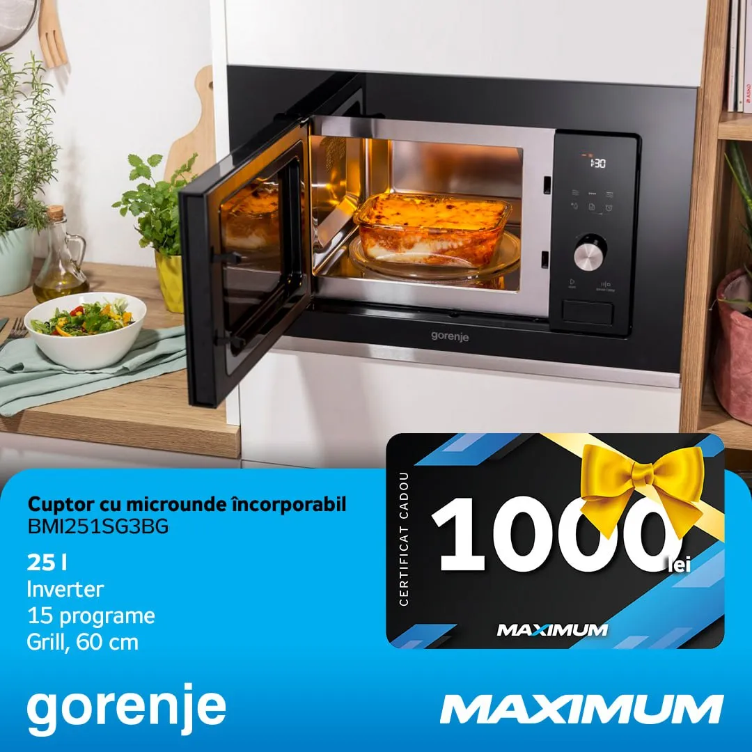 Maximum: Покупайте Gorenje и Hisense — получайте подарочные сертификаты и выбирайте технику на свой вкус