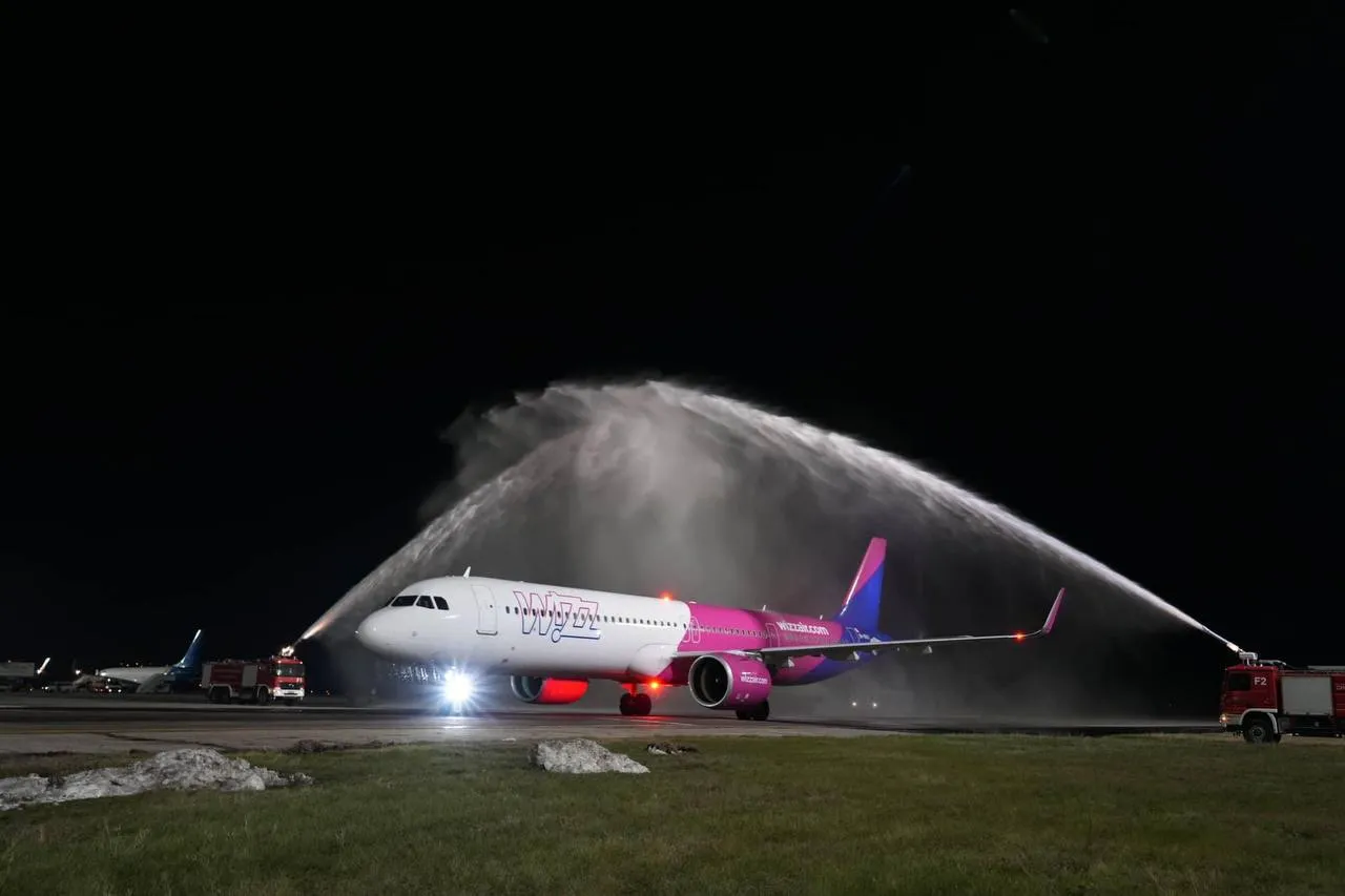 После перерыва компания Wizz Air совершила первый рейс в Кишинев