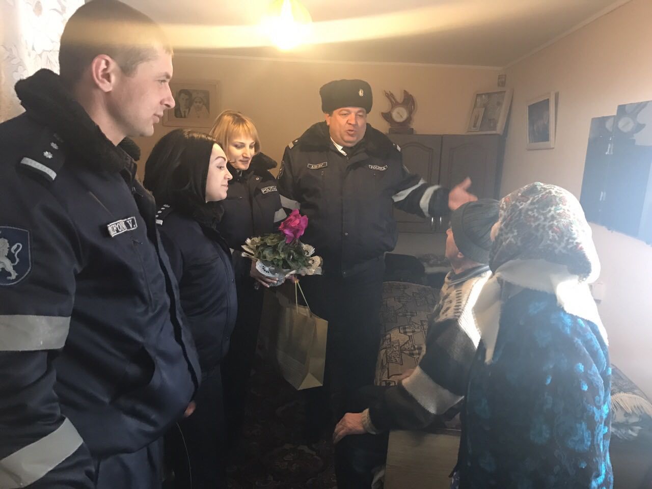 Полиция в Гагаузии поздравляет граждан с Днём святого Валентина