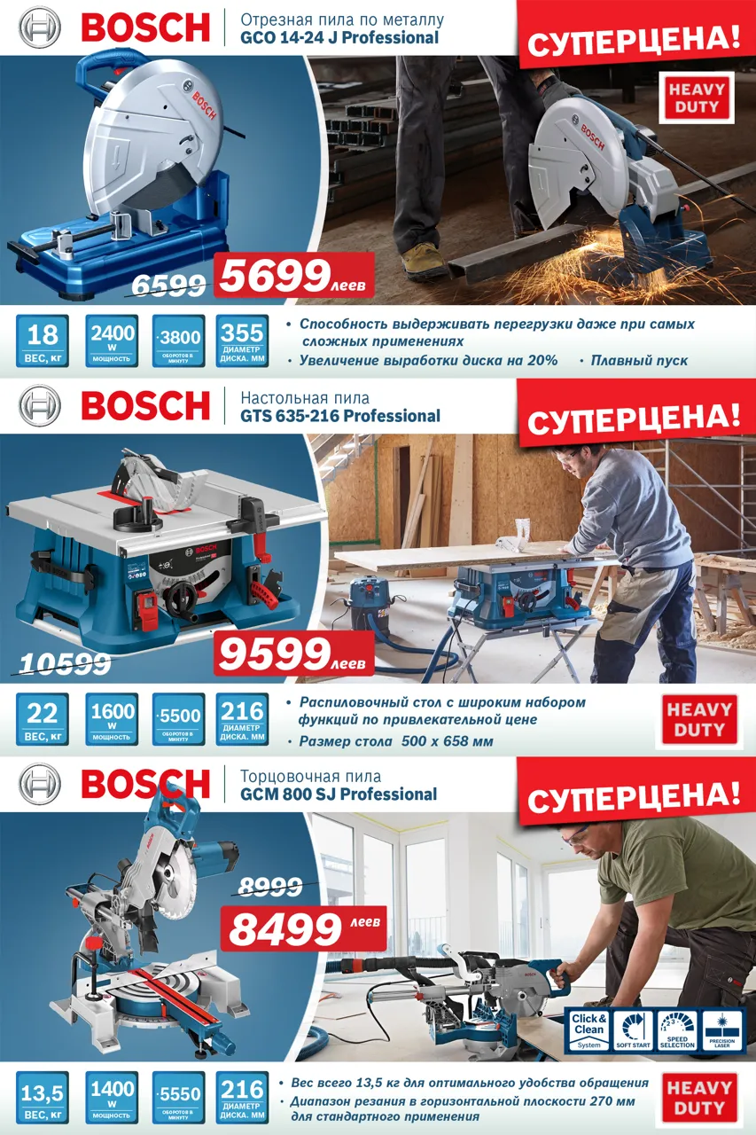 Bosch-Siemens: Суперцены на профессиональный электроинструмент
