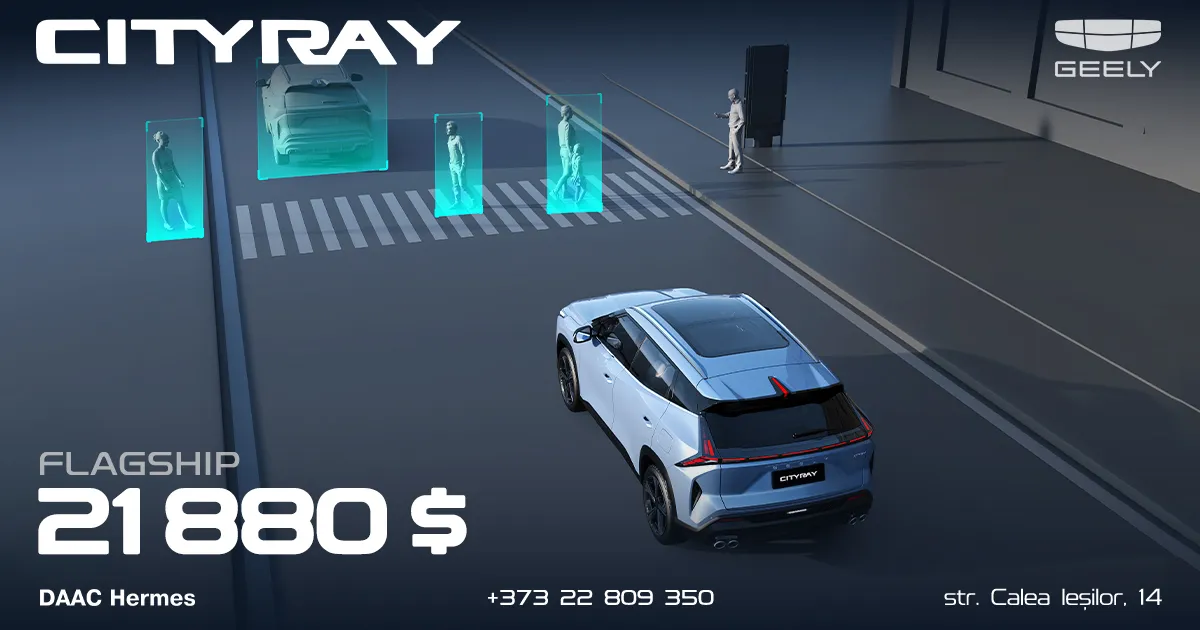 Geely Cityray în doar un an s-a impus printre cele mai apreciate modele