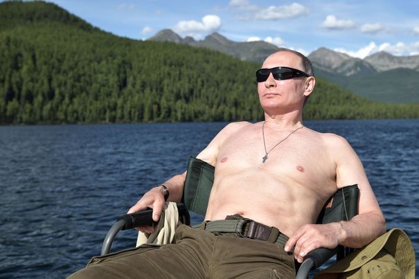 Vacanţa lui Putin, în imagini. Kremlinul face publice fotografii cu liderul rus