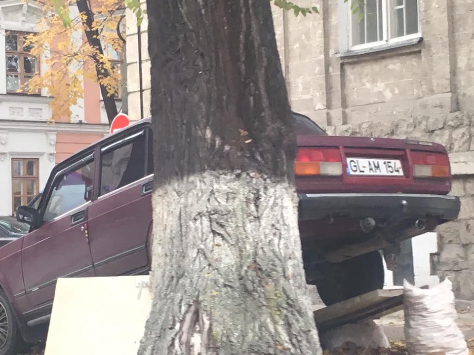 Ciudăţenia de lângă un bloc din Capitală