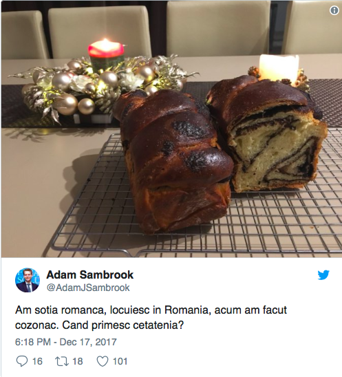 Un diplomat a acceptat să facă sarmale pentru a primi cetățenia română. Asta după ce a făcut cozonac