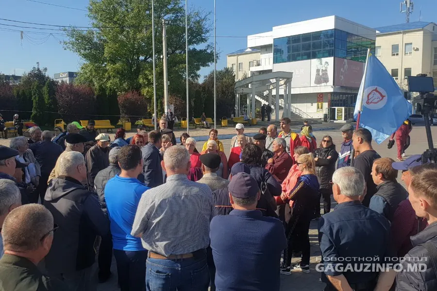 Акция протеста в Комрате: протестующие написали письмо Эрдогану