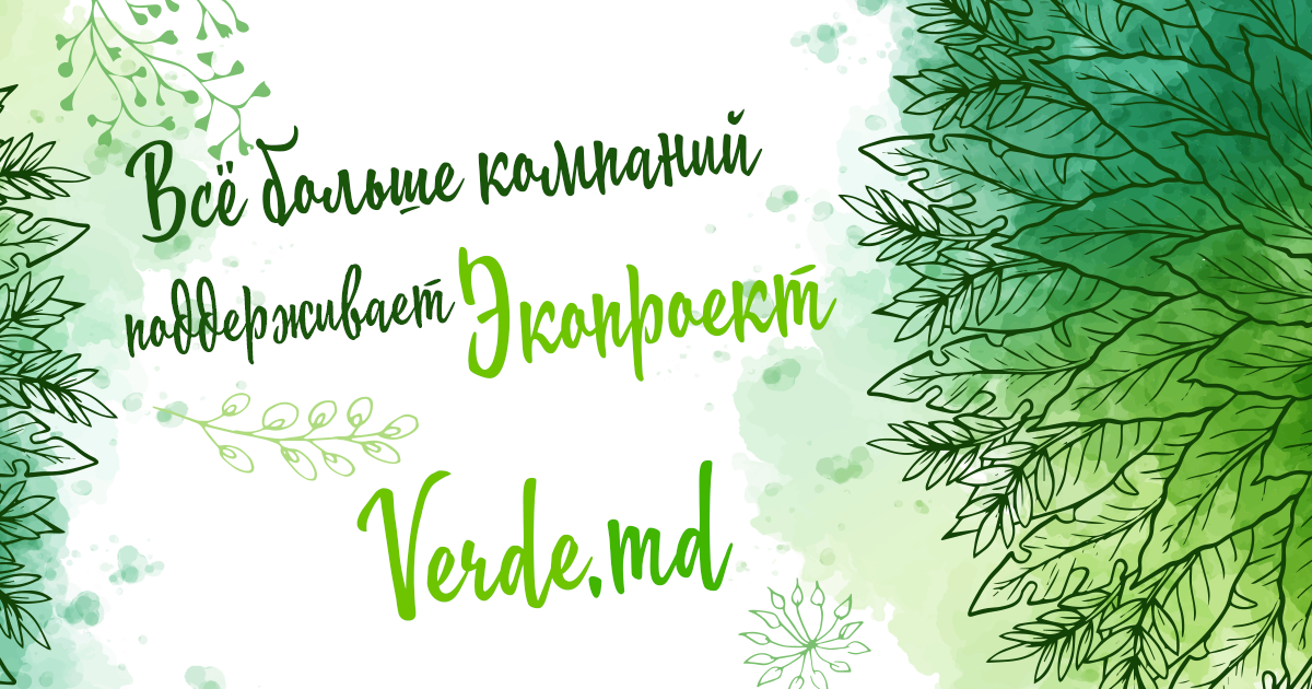 В экопроекте Verde.md участвует все больше компаний