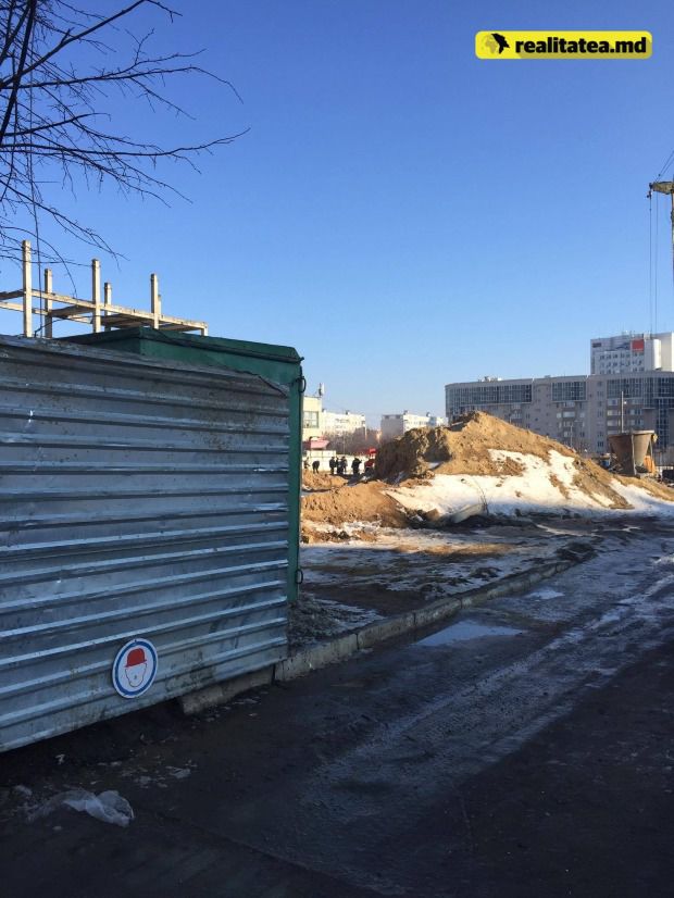 В Кишиневе на строительной площадке прогремел взрыв