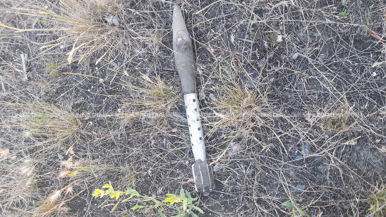 На въезде в село Гидигич найден артиллерийский снаряд