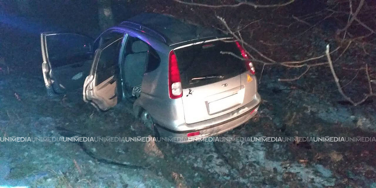 В Штефан-Водэ при столкновении автомобиля с деревом погибла пассажирка