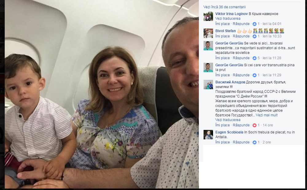 ZdG: Luxul din Antalya în care se odihnește familia președintelui Dodon