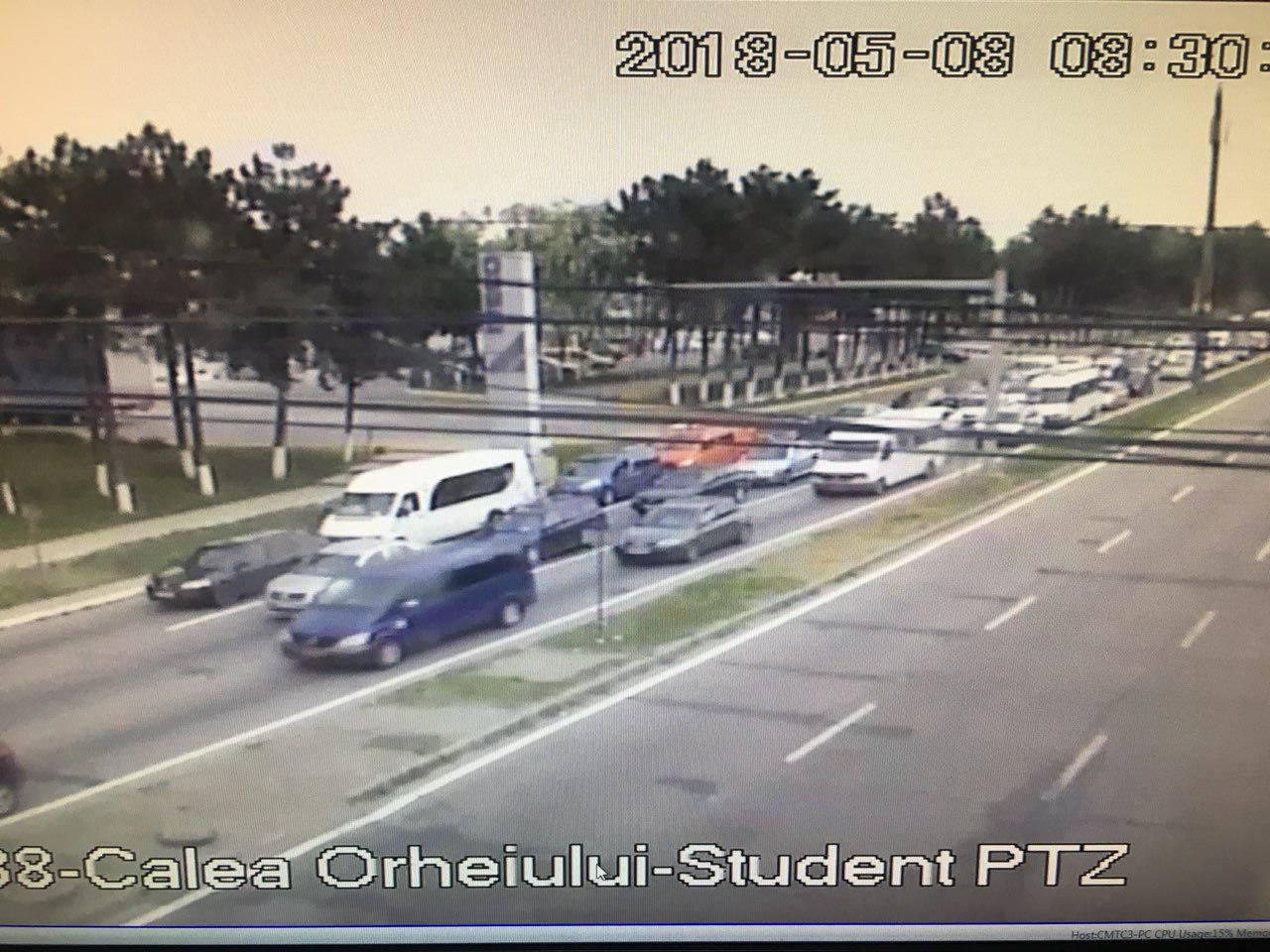 Служба InfoTrafic сообщила об улицах Кишинева с затрудненным движением