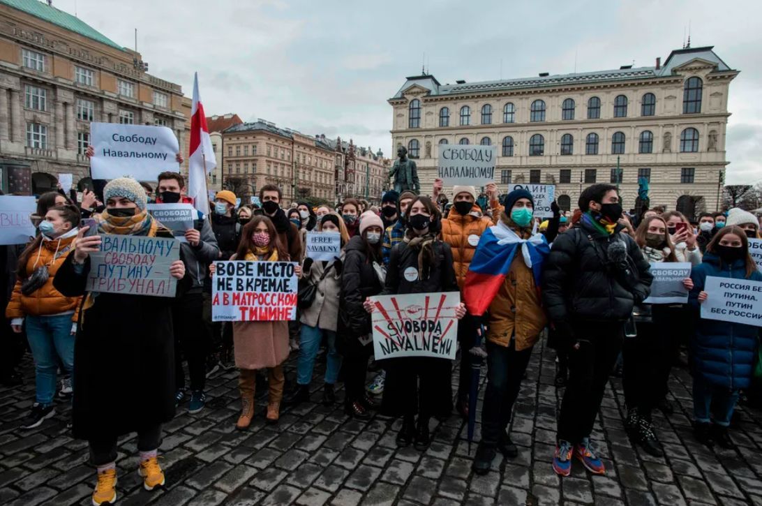 Митинги в поддержку Навального прошли во многих странах мира