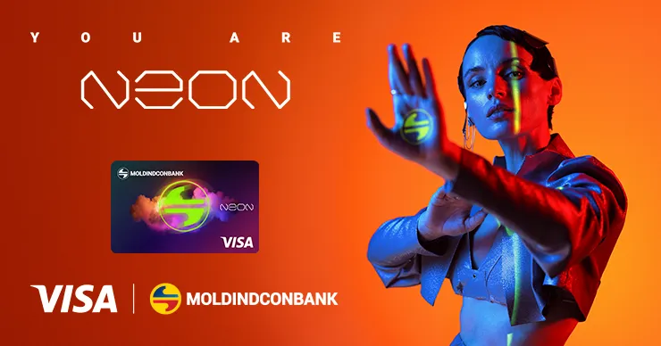Карта Neon – новый эксклюзивный платежный инструмент от Moldindconbank и Visa