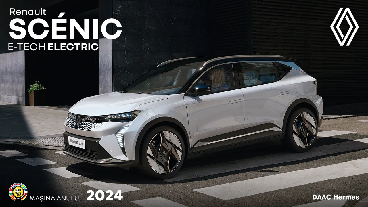 Scenic E-Tech Electric признан автомобилем 2024 года