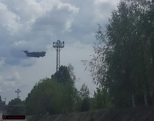 В аэропорту Кишинева приземлился американский военный самолет