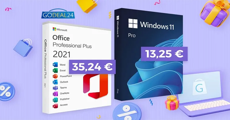 Работайте умнее с пожизненными лицензиями на Microsoft Office 2021 и Windows 11 — от всего 10€
