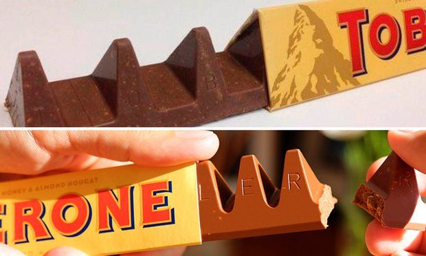 Любители Toblerone возмущены изменением знаменитой формы шоколадки