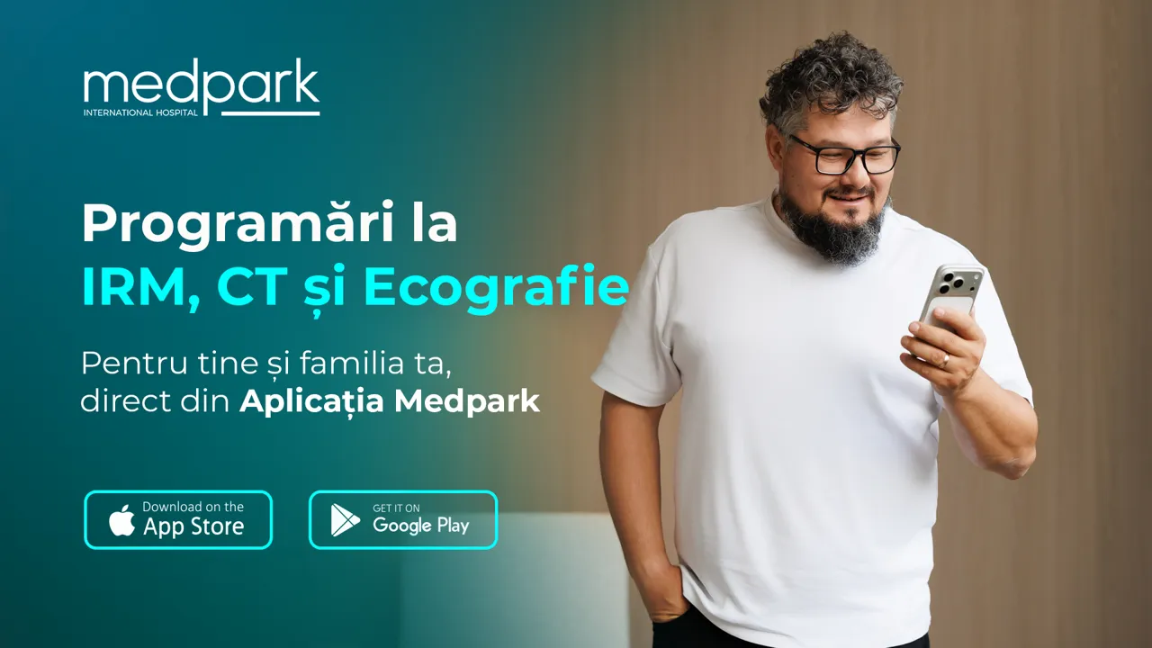 Nou în aplicația Medpark: programări la IRM, CT și ecografii