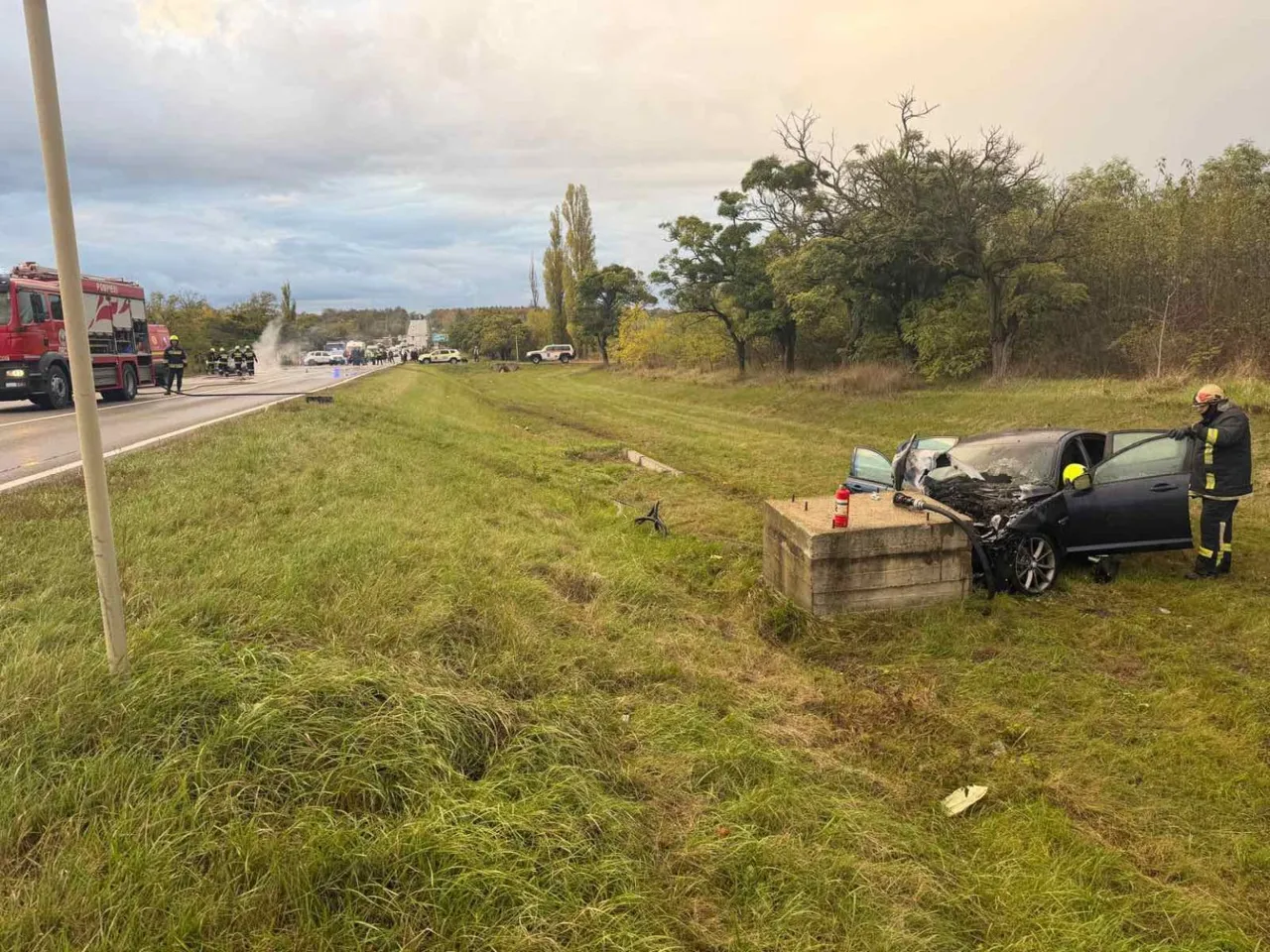 В результате аварии под Бельцами два человека попали в больницу