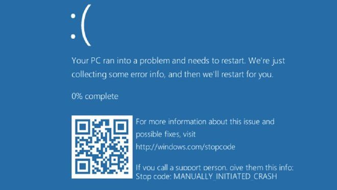 Microsoft обновила «синий экран смерти»